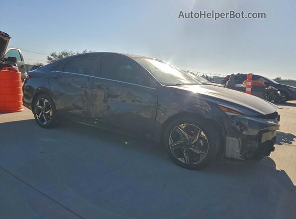 5NPLN4AG4NH065008 2022 HYUNDAI ELANTRA Gray Передня права чверть