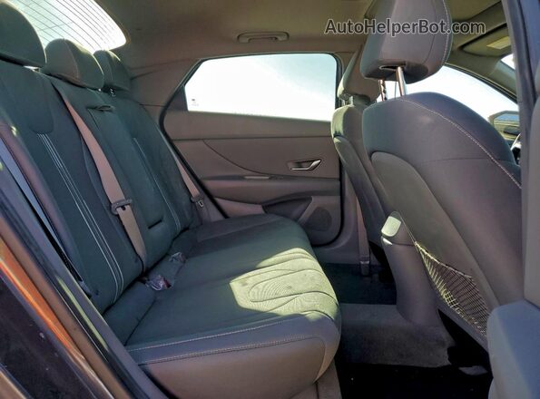 5NPLN4AG4NH065008 2022 HYUNDAI ELANTRA Gray Вид задніх сидінь
