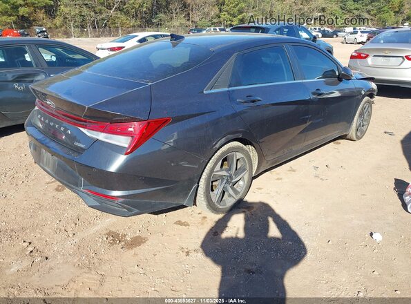 5NPLP4AG3NH056598 2022 HYUNDAI ELANTRA Black Tył prawy