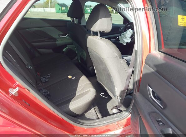 5NPLS4AG0NH082767 2022 HYUNDAI ELANTRA Red Vista de la etiqueta del VIN