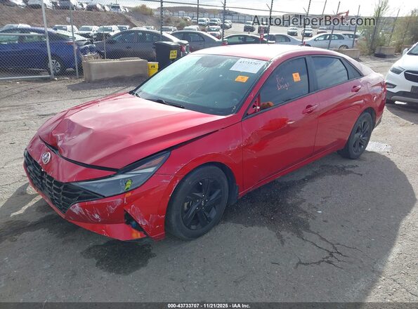5NPLS4AG0NH082767 2022 HYUNDAI ELANTRA Red Vista tres cuartos delantera izquierda