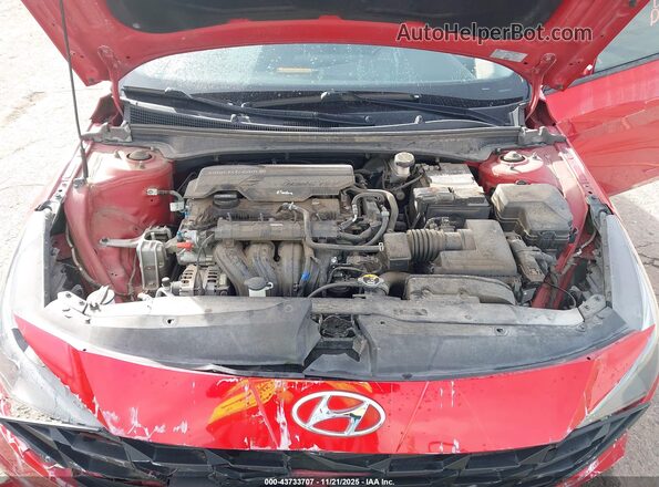 5NPLS4AG0NH082767 2022 HYUNDAI ELANTRA Red Vista trasera