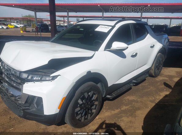 5NTJC4DE2SH126795 2025 HYUNDAI SANTA CRUZ White წინა მარცხენა ხედი სამი მეოთხედიდან