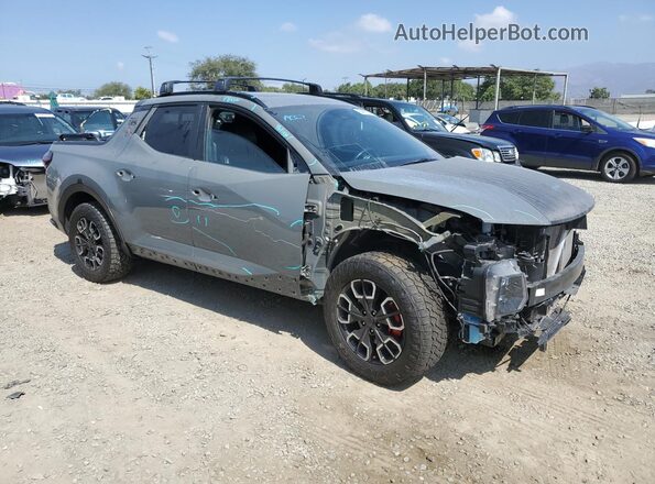 5NTJDDAF3NH017132 2022 HYUNDAI SANTA Gray Передня права чверть