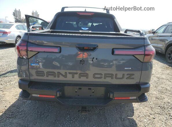 5NTJDDAF3NH017132 2022 HYUNDAI SANTA Gray Вид ззаду