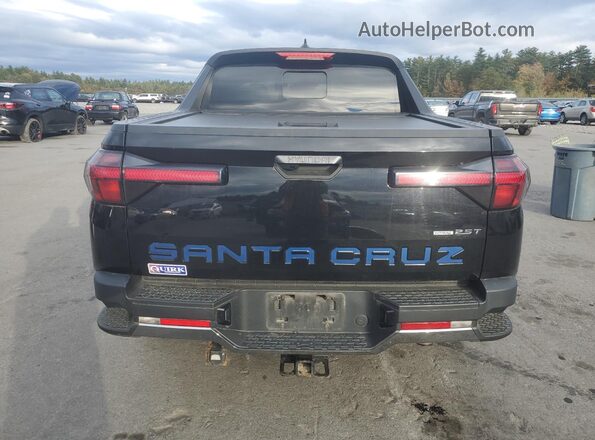 5NTJEDAF4NH037225 2022 HYUNDAI SANTA Black Вид ззаду