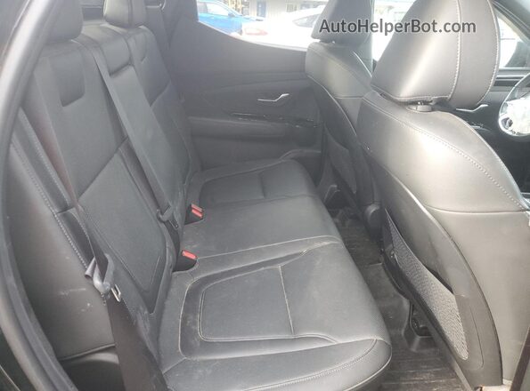 5NTJEDAF4NH037225 2022 HYUNDAI SANTA Black Вид задніх сидінь