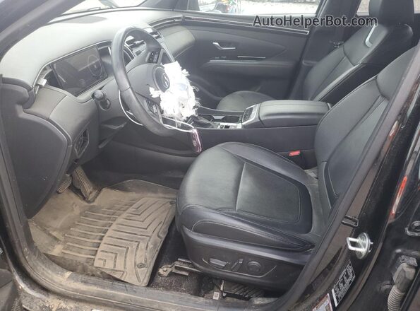 5NTJEDAF4NH037225 2022 HYUNDAI SANTA Black Вид салону спереду