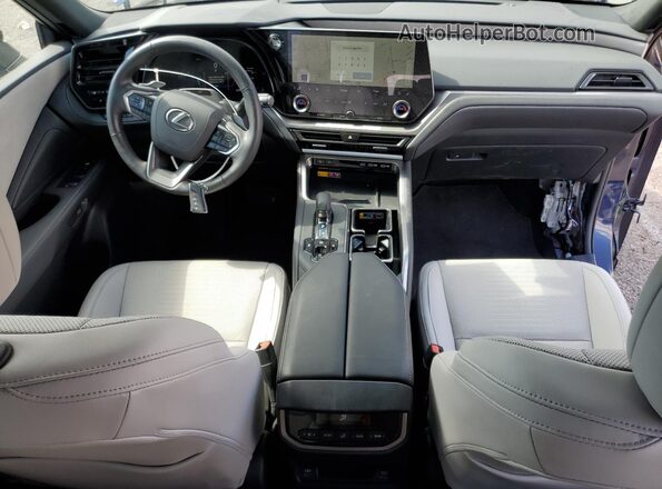 5TDAAAA62SS014346 2025 LEXUS TX Blue Dashboard view