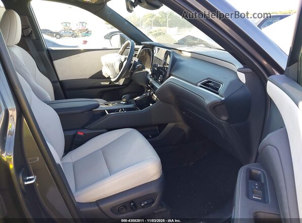 5TDAAAA63SS017353 2025 LEXUS TX 350 Gray Widok wnętrza z przodu