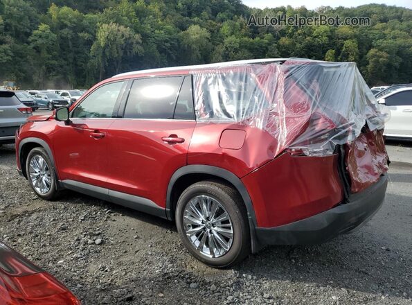 5TDAAAB52SS081132 2025 TOYOTA GRAND Burgundy Հետևի ձախ