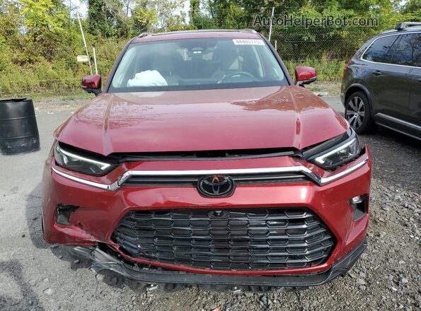 5TDAAAB52SS081132 2025 TOYOTA GRAND Burgundy Դիմացի տեսք