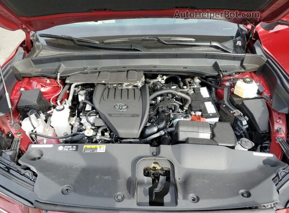 5TDAAAB52SS081132 2025 TOYOTA GRAND Burgundy Շարժիչի բաժամունքի տեսք
