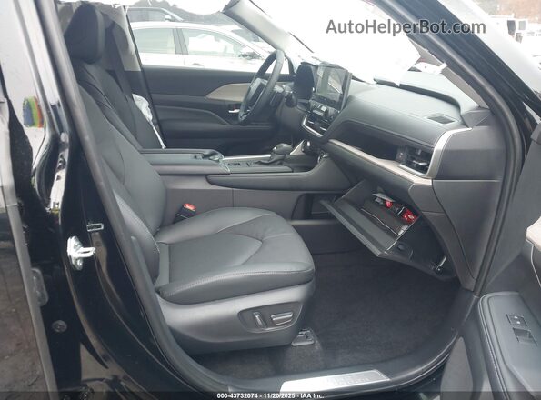 5TDAAAB59SS102736 2025 TOYOTA GRAND HIGHLANDER Black Սալոնի դիմացի տեսք