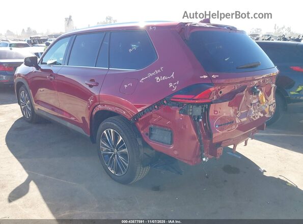 5TDADAB51SS024735 2025 TOYOTA HIGHLANDER HYBRID Red Հետևի ձախ