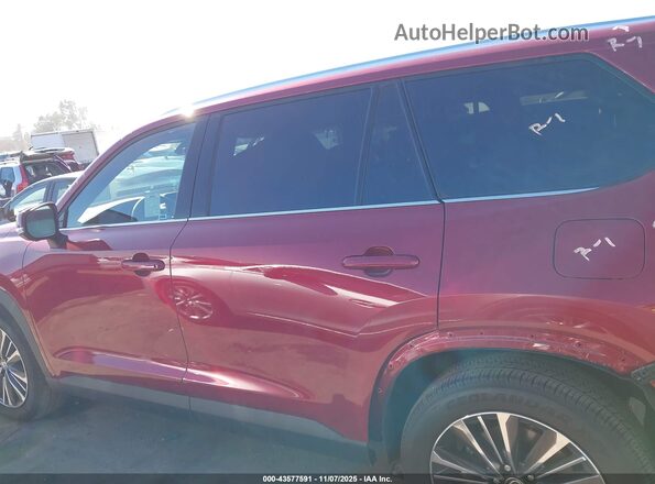 5TDADAB51SS024735 2025 TOYOTA HIGHLANDER HYBRID Red 