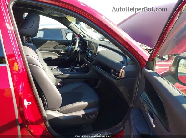 5TDADAB51SS024735 2025 TOYOTA HIGHLANDER HYBRID Red Սալոնի դիմացի տեսք