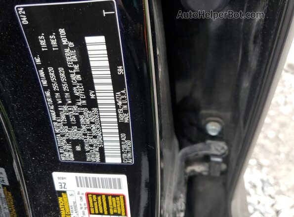 5TDADAB53RS008398 2024 TOYOTA LIMITED Черный Вид наклейки с VIN-кодом