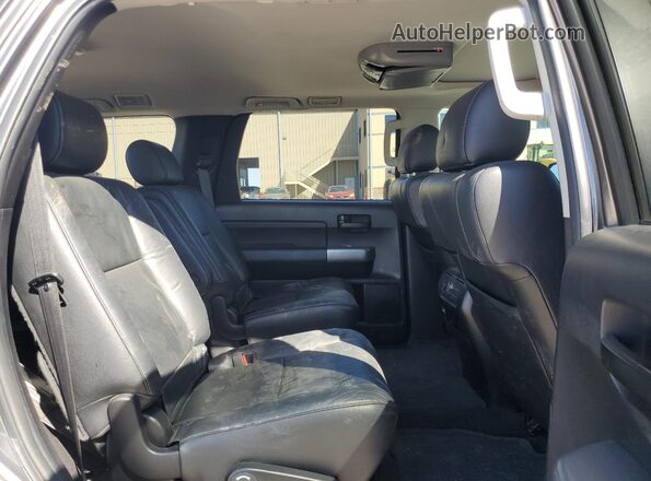 5TDBY5G11JS158472 2018 TOYOTA SEQUOIA Gray Սալոնի հետևի տեսք