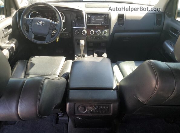 5TDBY5G11JS158472 2018 TOYOTA SEQUOIA Gray Առջևի վահանակի տեսք