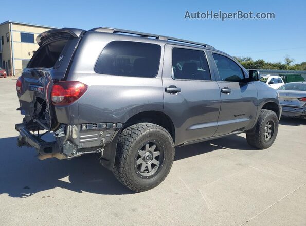 5TDBY5G11JS158472 2018 TOYOTA SEQUOIA Gray Հետևի աջ
