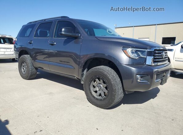 5TDBY5G11JS158472 2018 TOYOTA SEQUOIA Gray Առջևի աջ