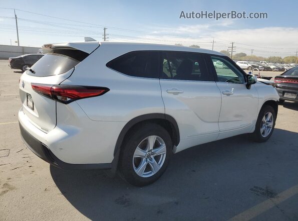 5TDBZRBH0LS510596 2020 TOYOTA HIGHLANDER White Trasero derecho