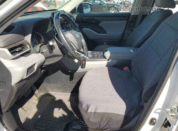 5TDBZRBH0LS510596 2020 TOYOTA HIGHLANDER White Vista interior delantera