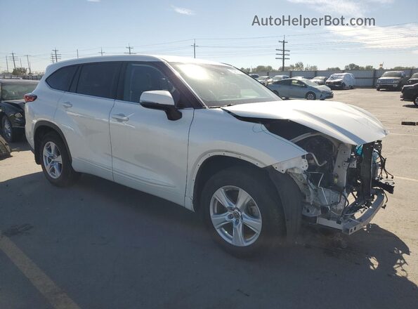 5TDBZRBH0LS510596 2020 TOYOTA HIGHLANDER White Delantero derecho