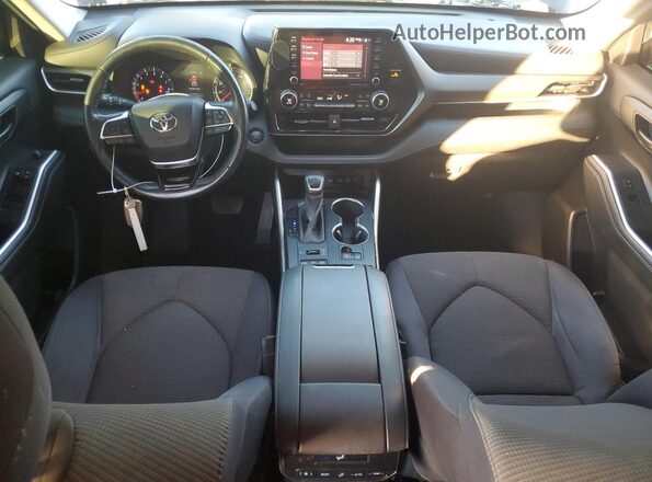 5TDBZRBH2LS026901 2020 TOYOTA HIGHLANDER Black Dashboard view