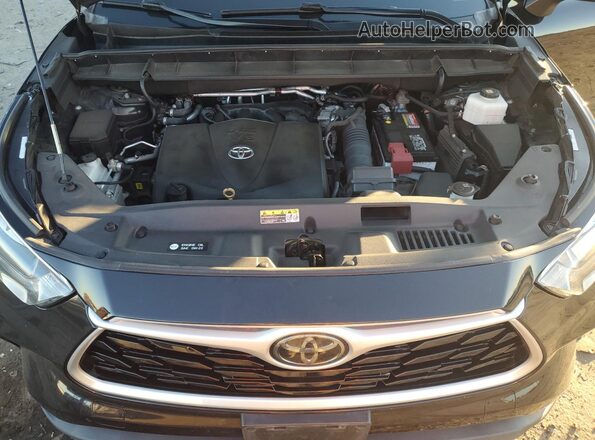 5TDBZRBH2LS026901 2020 TOYOTA HIGHLANDER Black Engine compartment view