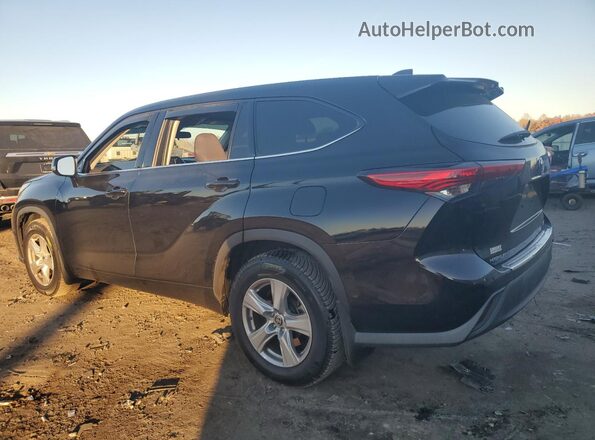 5TDBZRBH2LS026901 2020 TOYOTA HIGHLANDER Black Rear left