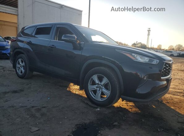 5TDBZRBH2LS026901 2020 TOYOTA HIGHLANDER Black Front right