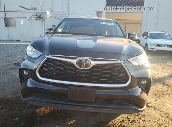 5TDBZRBH2LS026901 2020 TOYOTA HIGHLANDER Black Front view