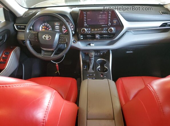 5TDBZRBH3LS018449 2020 TOYOTA HIGHLANDER Brown Vista del salpicadero
