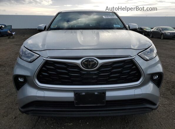 5TDBZRBH4LS502842 2020 TOYOTA HIGHLANDER Silver Вид спереду