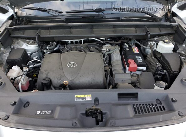 5TDBZRBH4LS502842 2020 TOYOTA HIGHLANDER Silver Вид підкапотного простору