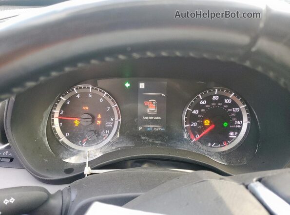 5TDBZRBH8LS042987 2020 TOYOTA HIGHLANDER Blue Instrument cluster view