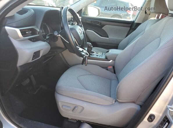5TDBZRBH9LS514579 2020 TOYOTA HIGHLANDER Silver Vista interior delantera