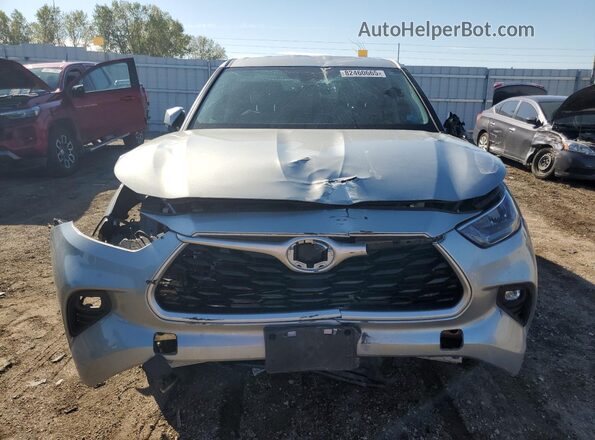 5TDBZRBH9LS514579 2020 TOYOTA HIGHLANDER Silver Vista frontal