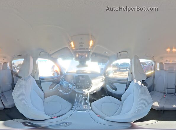 5TDBZRBH9LS514579 2020 TOYOTA HIGHLANDER Silver Vista interior de 360 grados