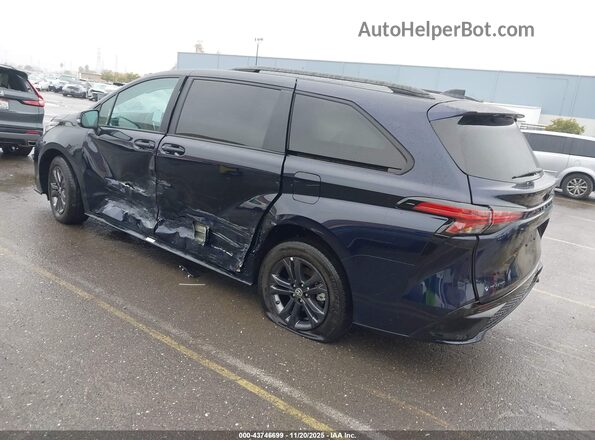 5TDCSKFC0SS159623 2025 TOYOTA SIENNA Blue Հետևի ձախ