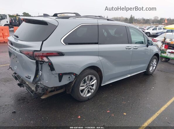 5TDCSKFC2PS100984 2023 TOYOTA SIENNA Gray უკანა მარჯვენა