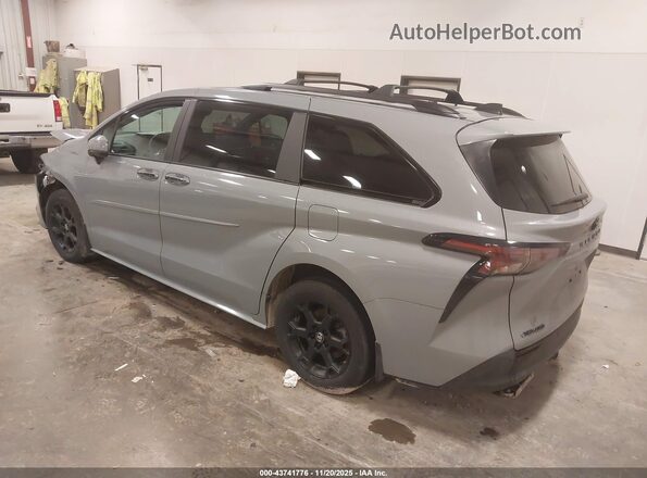 5TDCSKFC7SS169095 2025 TOYOTA SIENNA Gray Հետևի ձախ