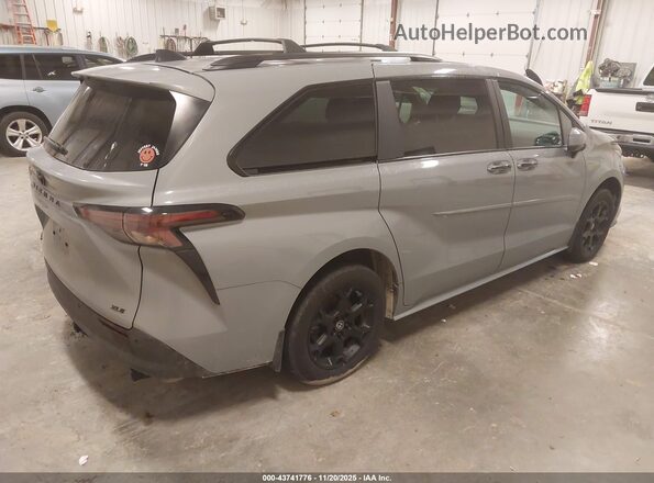 5TDCSKFC7SS169095 2025 TOYOTA SIENNA Gray Հետևի աջ