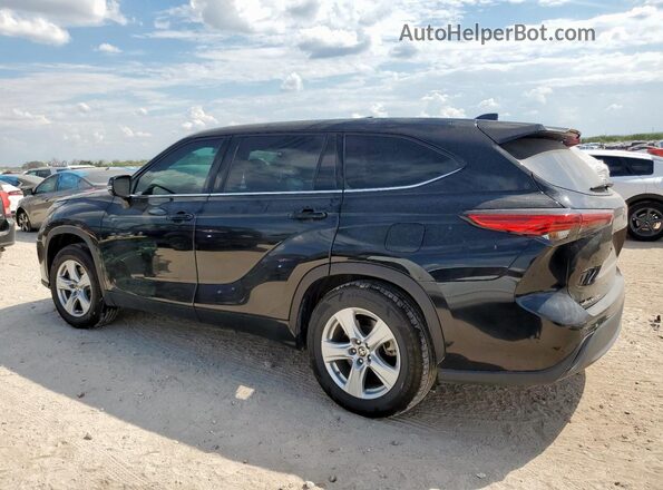 5TDCZRAH0LS509759 2020 TOYOTA HIGHLANDER Black Trasero izquierdo
