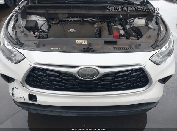 5TDCZRAH1LS502299 2020 TOYOTA HIGHLANDER White უკანა ხედი