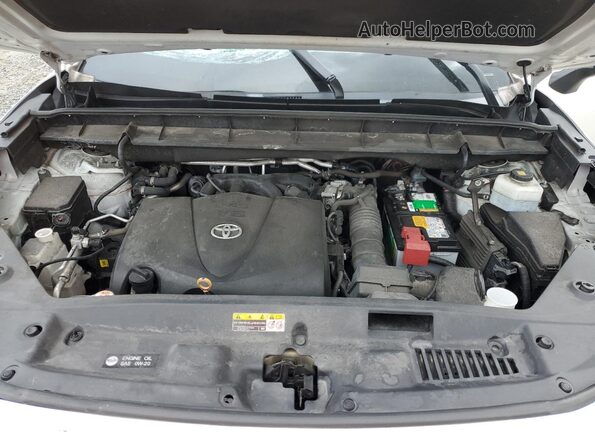 5TDCZRAH1LS510659 2020 TOYOTA HIGHLANDER White Vista del compartimento del motor