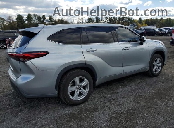 5TDCZRAH5LS001822 2020 TOYOTA HIGHLANDER Silver Trasero derecho