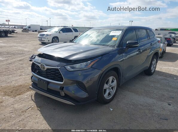 5TDCZRAH7LS003183 2020 TOYOTA HIGHLANDER Black Передня ліва чверть